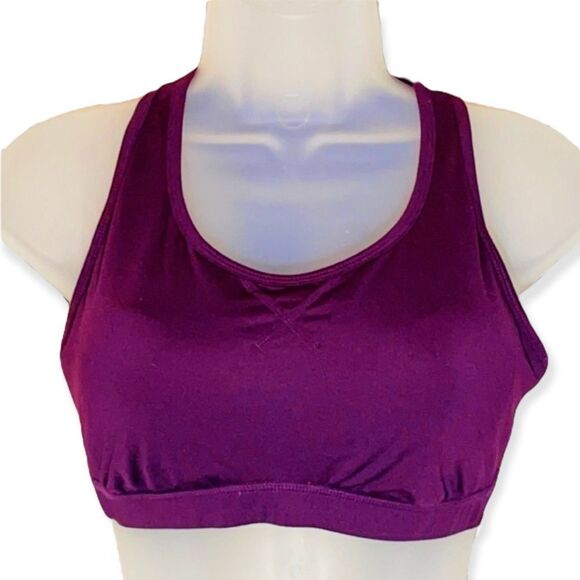 Adore Me Purple Racerback Sports Bra Purple 0X NWT - Picture 1 of 16